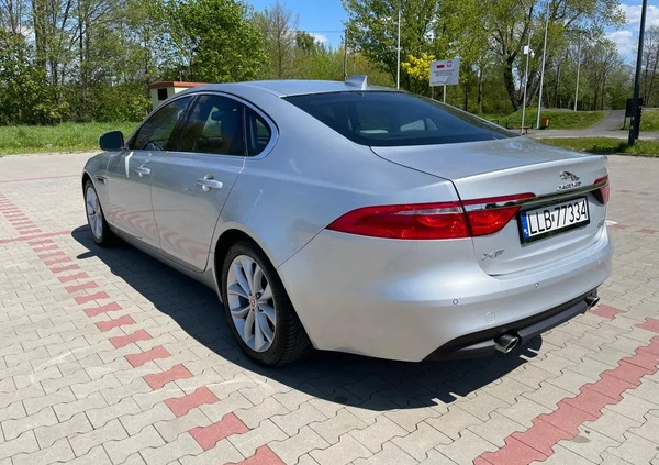 Jaguar XF cena 89000 przebieg: 93000, rok produkcji 2018 z Lubartów małe 781